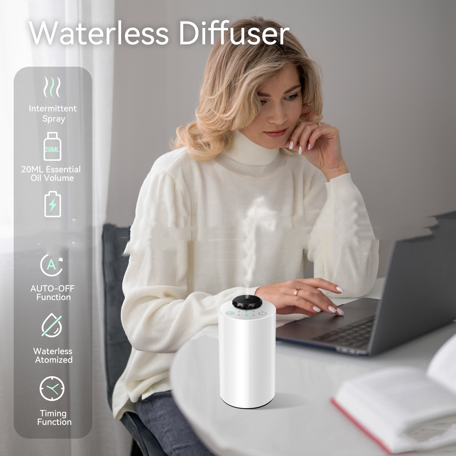 Waterless Cold Mist Aroma Diffuser