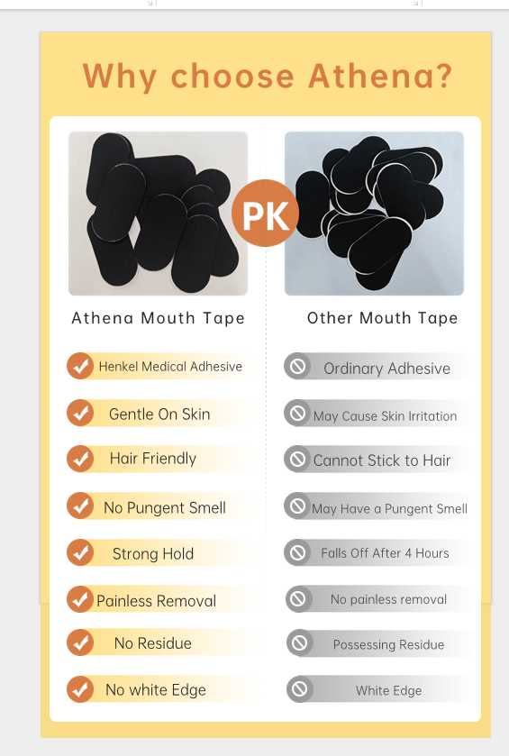 Composition Lip Shaped Medical Mouth Tapes Strong Band 2