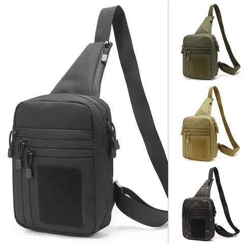 Taktische Outdoor-Brusttasche die Sich als Umhängetasche Oder Schultertasche
