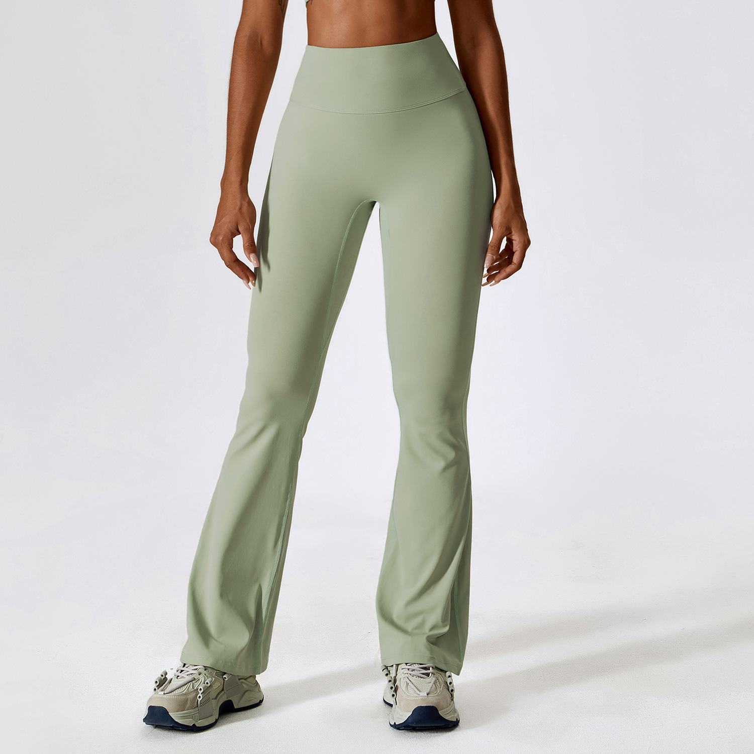 Four-Way Stretch Tummy Control Flare Pants 2