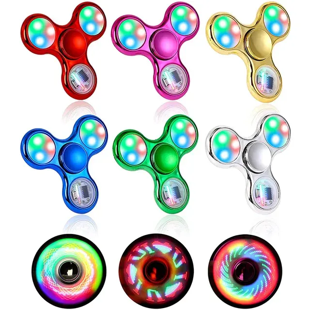 Glow-in-the-Dark LED Fidget Spinner Toy 3