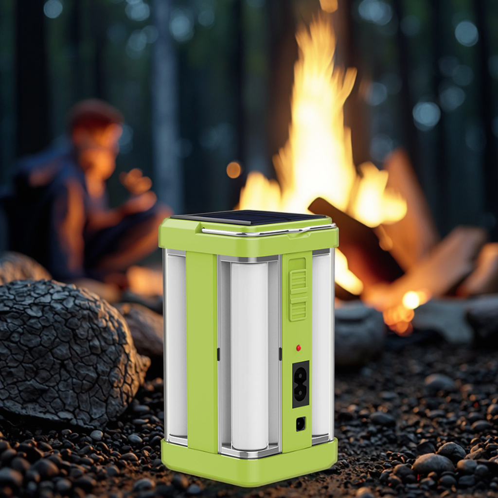 Rechargeable Solar Power LED Lantern Portable Emergency Camping 3