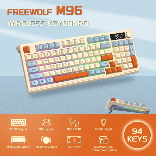 Wireless Gaming Keyboard 2