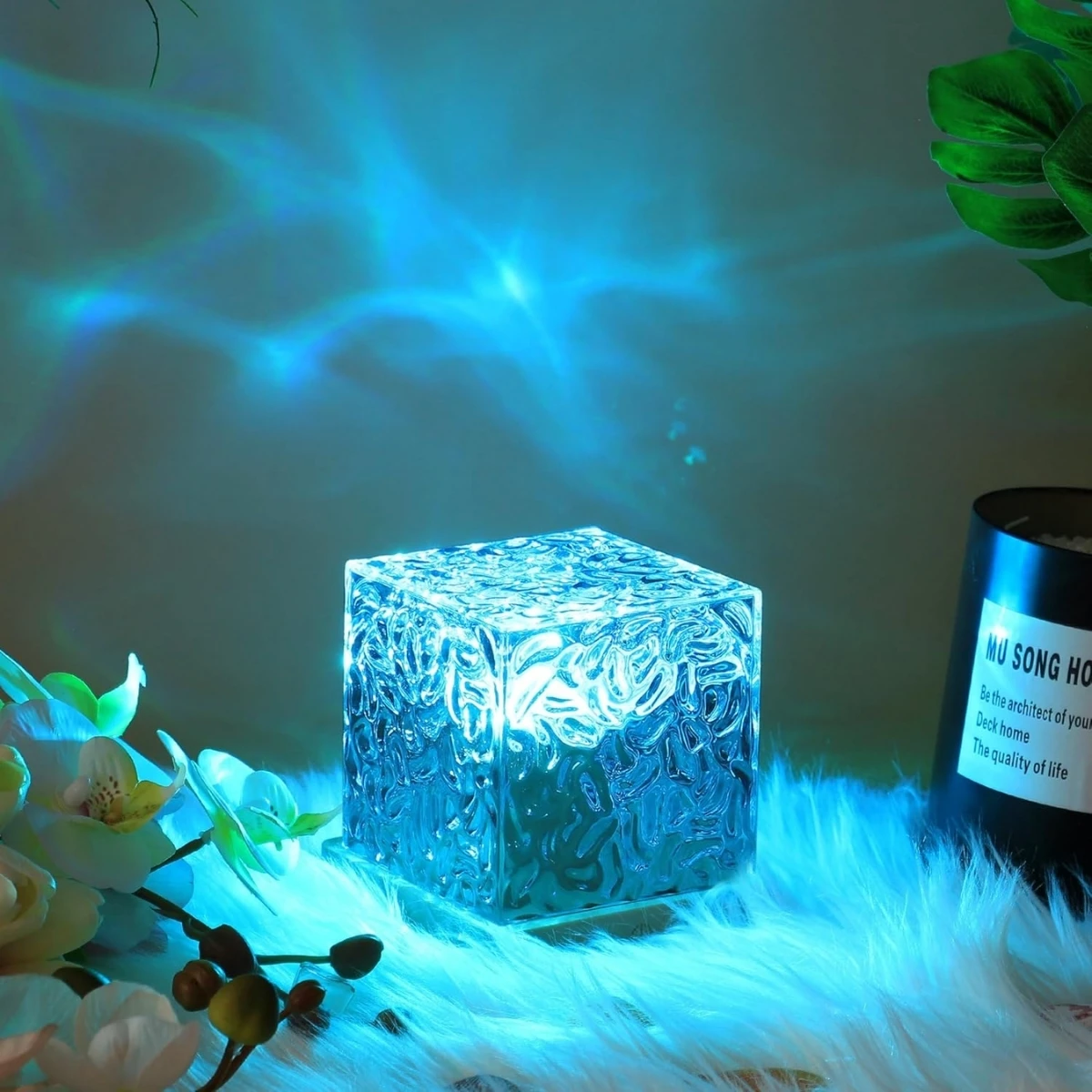 Rotating RGB Water Wave Night Light Projector 2