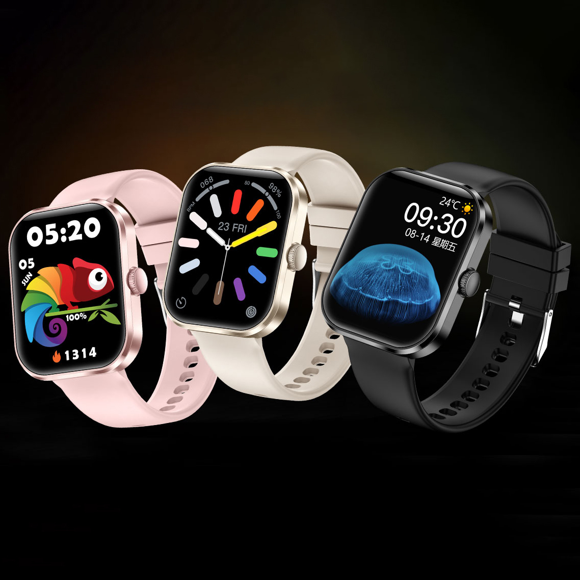 Wasserdichte Fitness-Smartwatch mit Anruffunktion