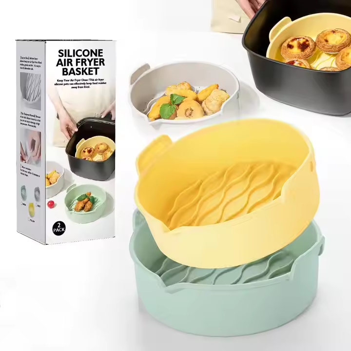 Silicone Air Fryer Liners with Handle 2
