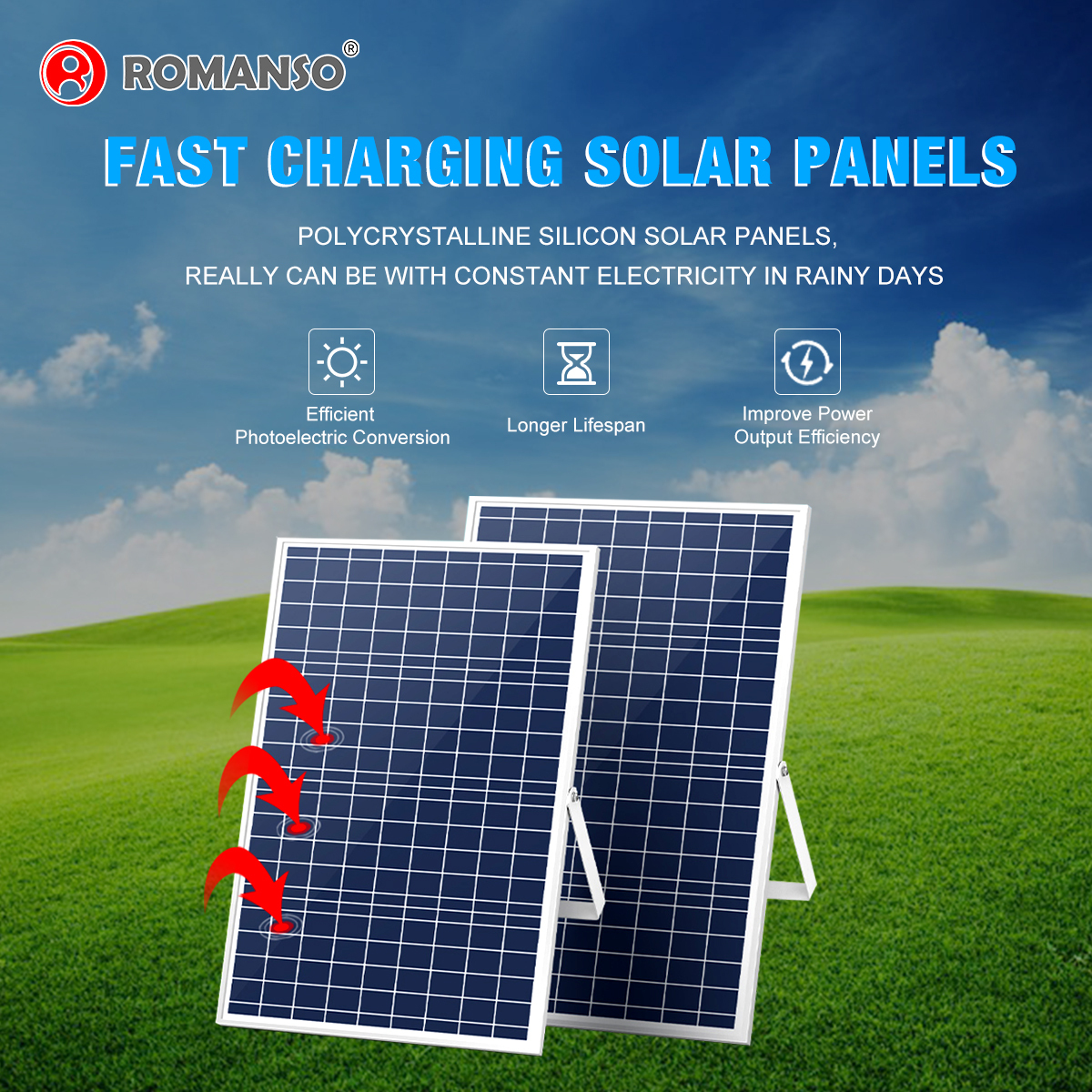 Solar LED Garden Light IP65 240W 3