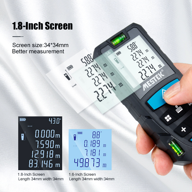 S6 Laser Distance Meter 50m 70m 100m Metro 3