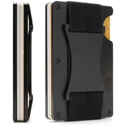 Schlanker RFID-Aluminium-Kartenhalter Unisex