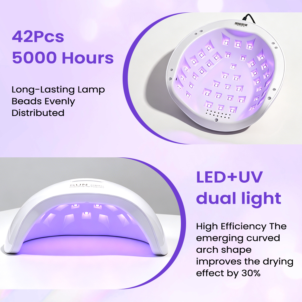 Professional 76W UV LED Nail Lamp 4 Timer 3