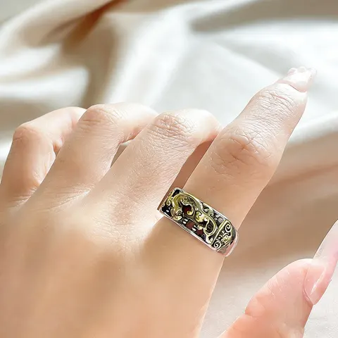 Pixiu Abacus Ring For Men & Women Vintage