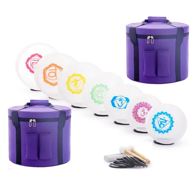 Kristall-Klangschalen-Set 3