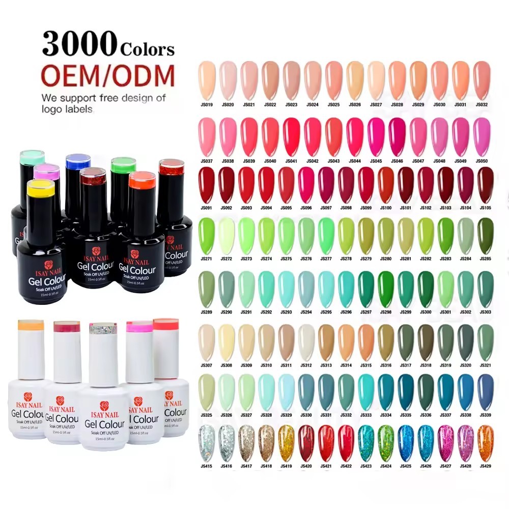Professional Soak-Off Gel Nail Set with UV Gel