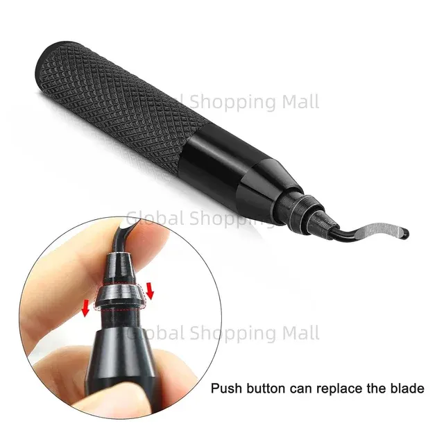 Deburring Handle with 10 Trimming Blades 4