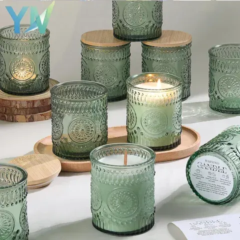 Glass Candle Vessel