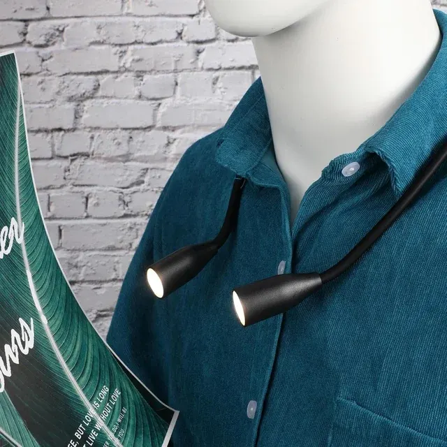 Rechargeable LED Neck Reading Light, 3 Colors 4