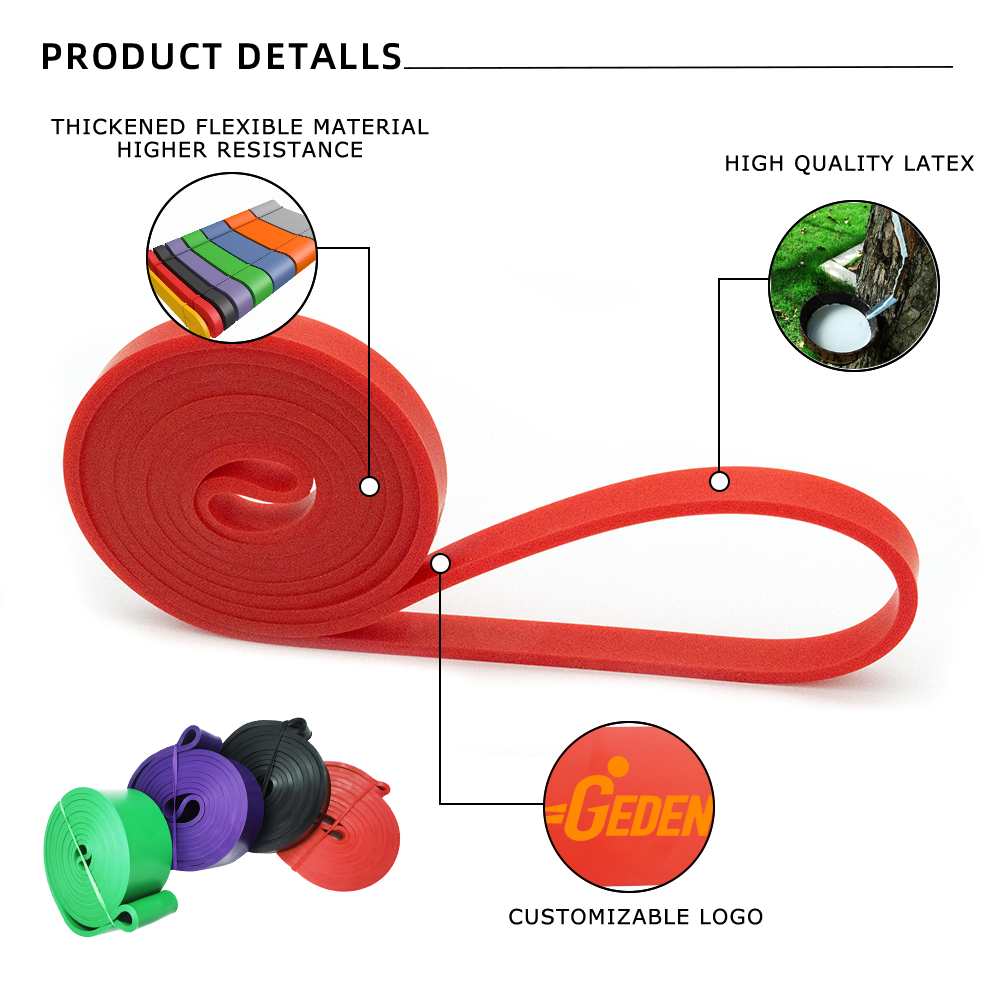 Long Elastic Resistance Bands Set 208cm 2