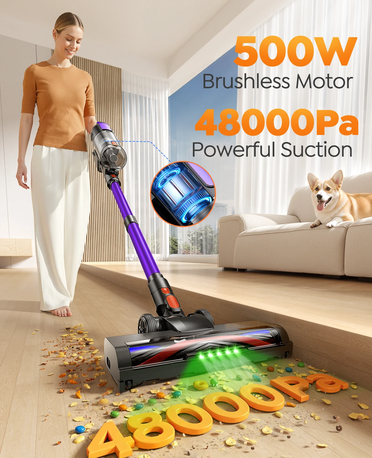 Cordless Handheld Vacuum for Pet Hair 2