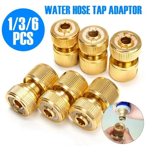 Brass 1/2 Inch Quick Connect Hose Adapter