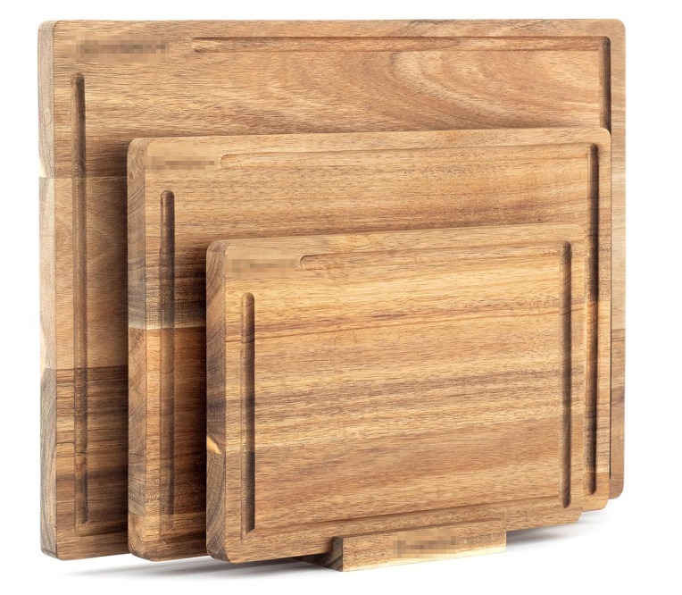3-Piece Acacia Wood Cutting Board Set