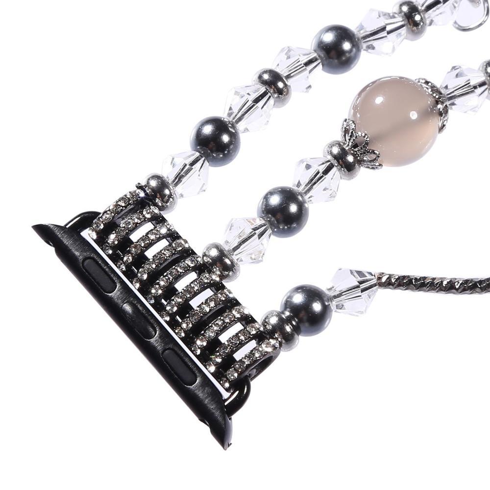 Elastic Pearl Agate Strap for Apple Watch 4
