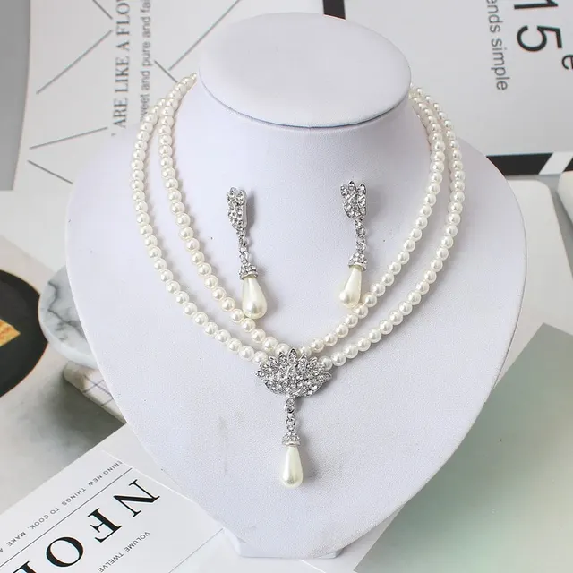 Pearl Necklace Set 1