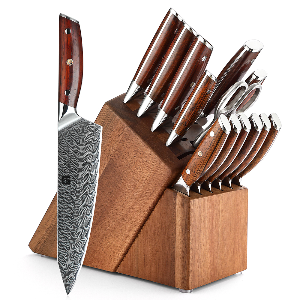XINZUO Knives 10Cr Damascus Steel Sharp Kitchen Chef
