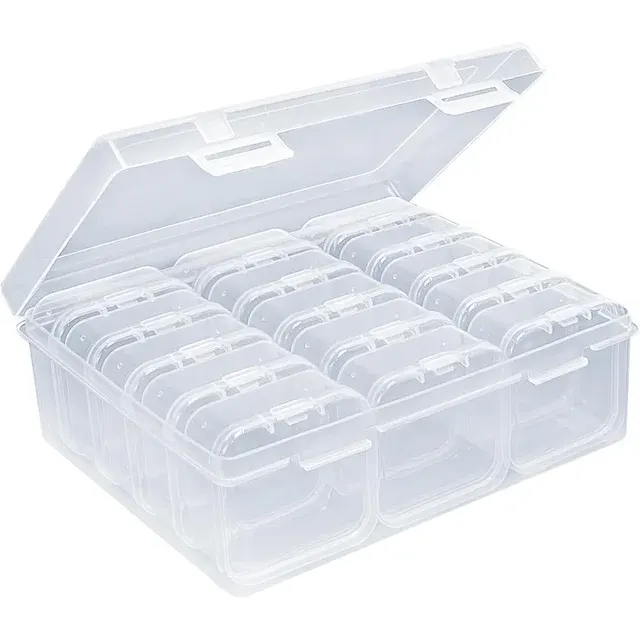 Transparent Bead Box with 15 to 45 Compartments 3