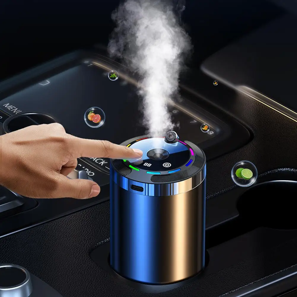 Auto-Diffusor-Luftbefeuchter 5 Modi Auto-Luftbefeuchter Aromatherapie-Diffusoren Auto-Geruchsbeseitiger für Auto 4