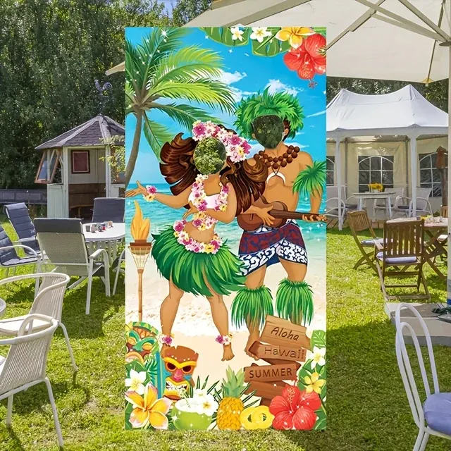 Hawaiian Party Backdrop 2