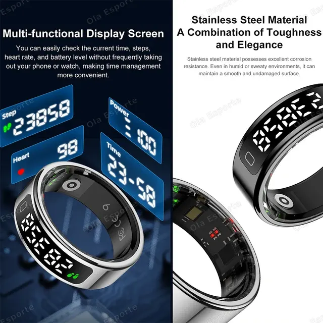 Smart Ring With Charging Case 3