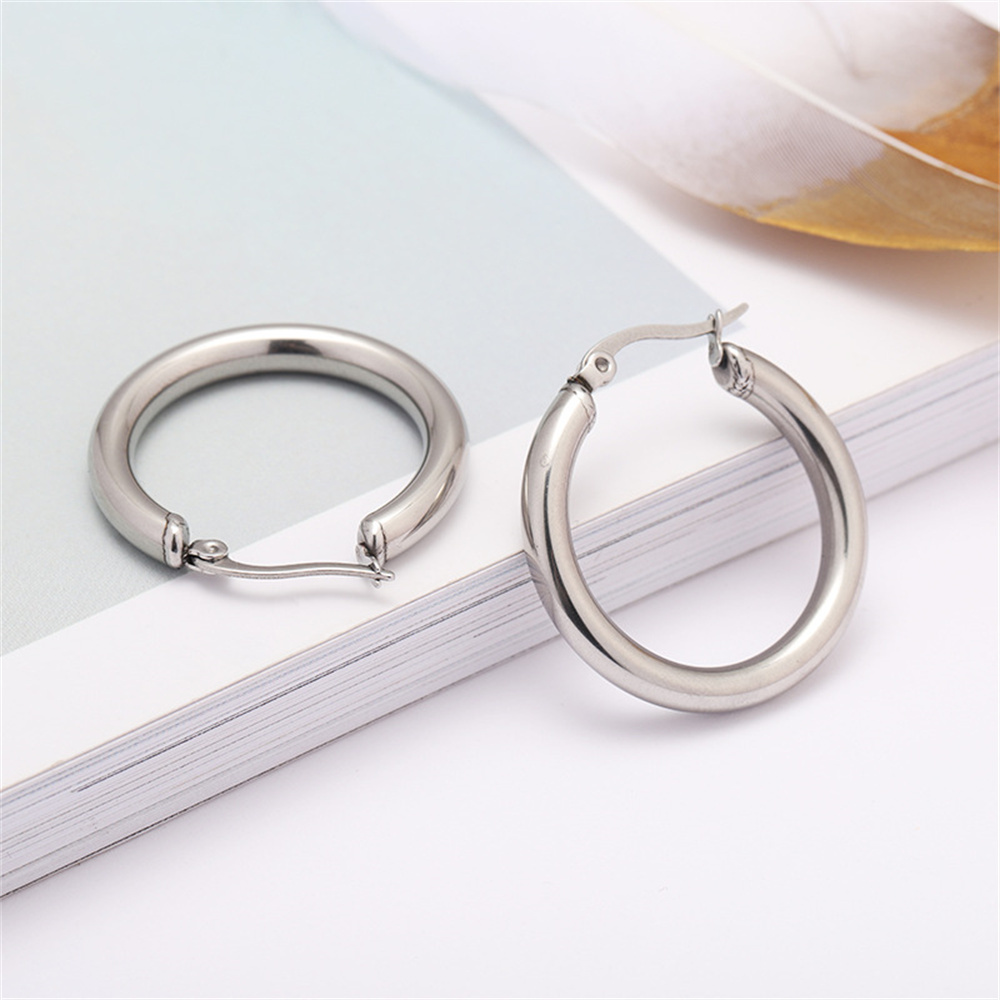 Personalized 18K Gold Plated C-Hoops 4