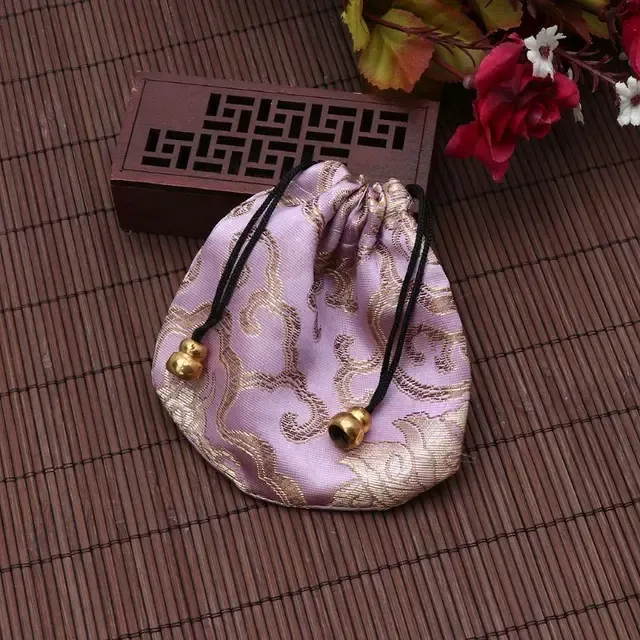 Silk Drawstring Pouch 2