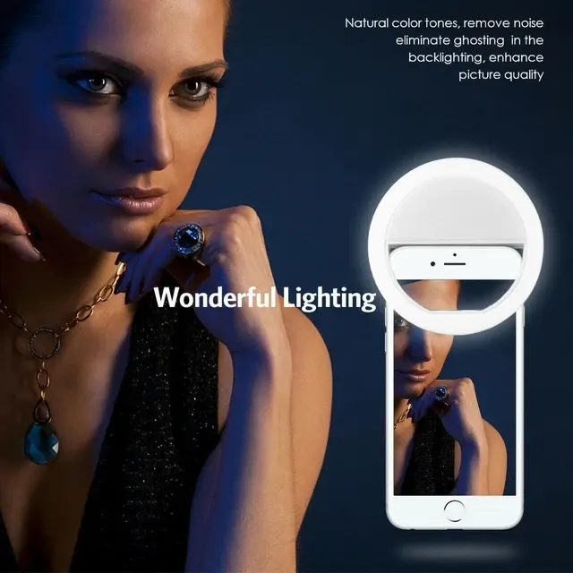 Selfie LED Ring Fill Light Portable Mobile Phone 3
