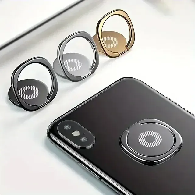 360-Degree Metal Finger Ring Phone Holder 2
