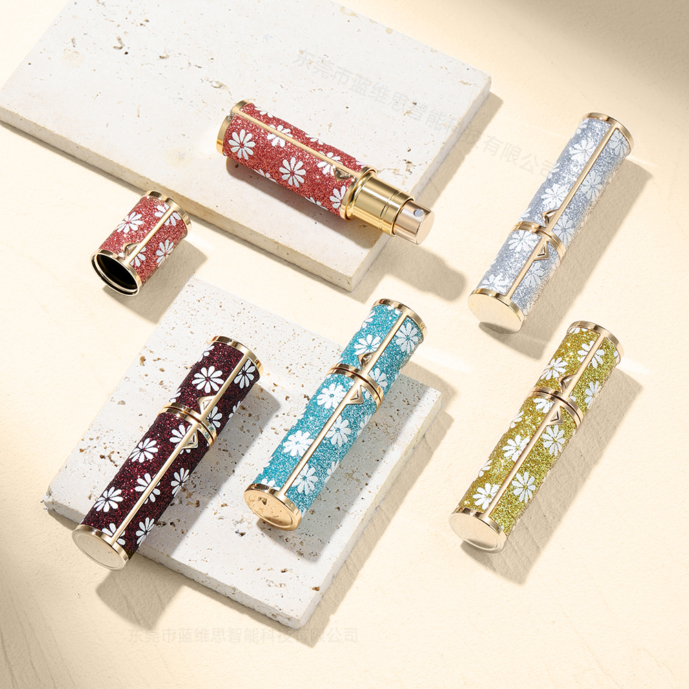 Handmade Luxury Leather Perfume Atomizer 5ml 3
