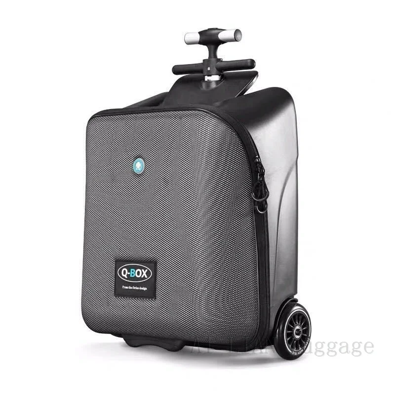 Neue Verbesserte Version – Baby-Rollkoffer Lazy-Kids-Trolley-Koffer Box-Scooter-Koffer Rollkoffer 4