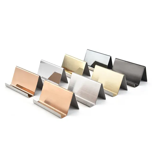 Metal Business Card Stand 2