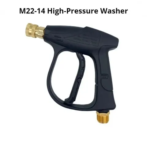 Kurzgriff-Hochdruckreinigerpistole Einzelwasserpistole aus Aluminiumlegierung 14mm M22 Anschluss 1