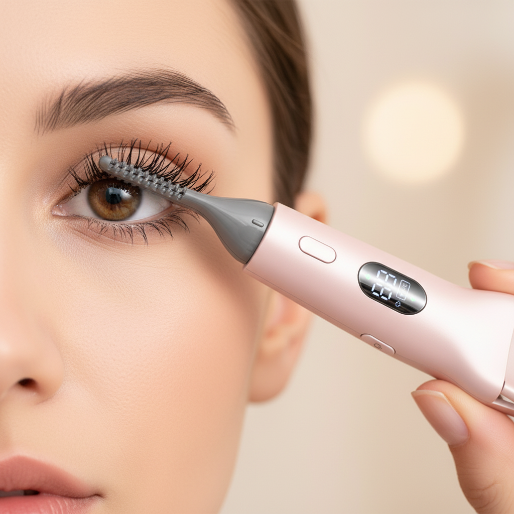 Elektrische Wimpernzange mit Doppelkopf
