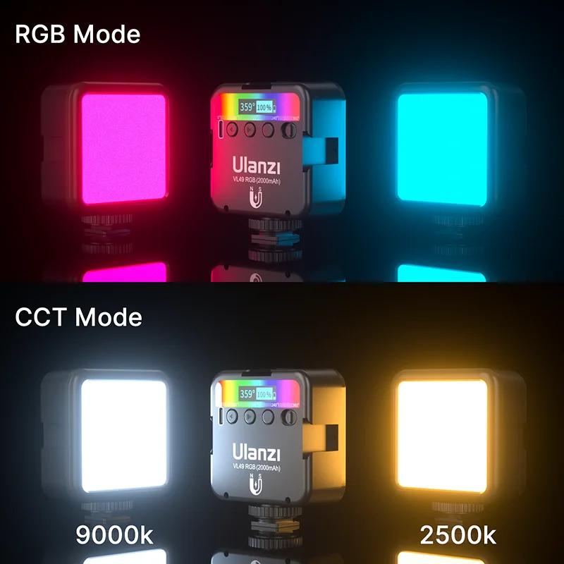 Ulanzi Vl49 Voll Farbig rgb led Video Licht 3