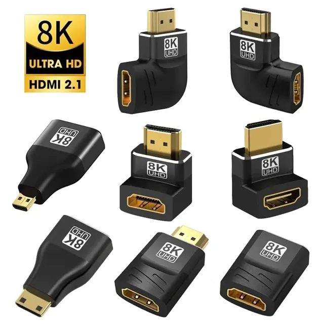 8K HDMI 2.1 Adapter 90 Degree Angle 1