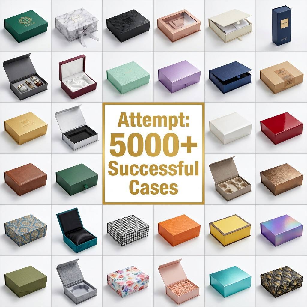 Magnetic Closure Recycled Gift Box Set 4