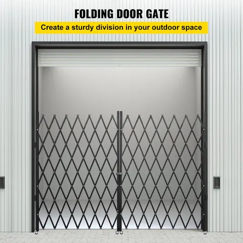 Steel Folding Security Gate with Keys