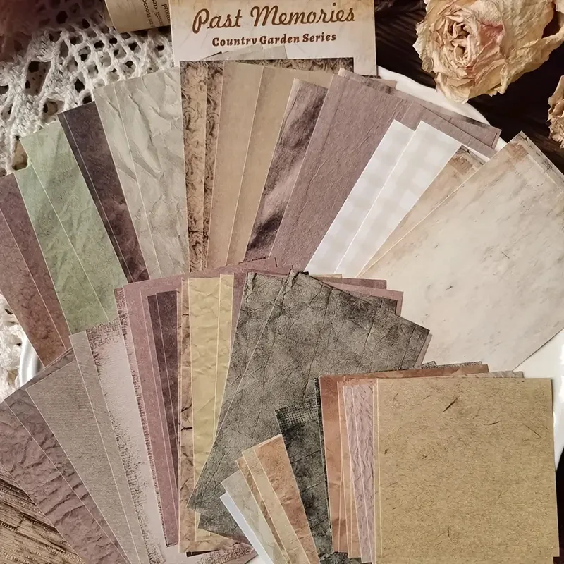 60 Teile Paket Retro Brief Handbuch Kreative Material