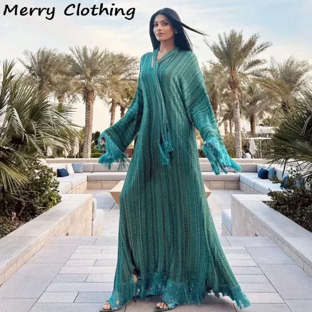 Long Knit Dress 2