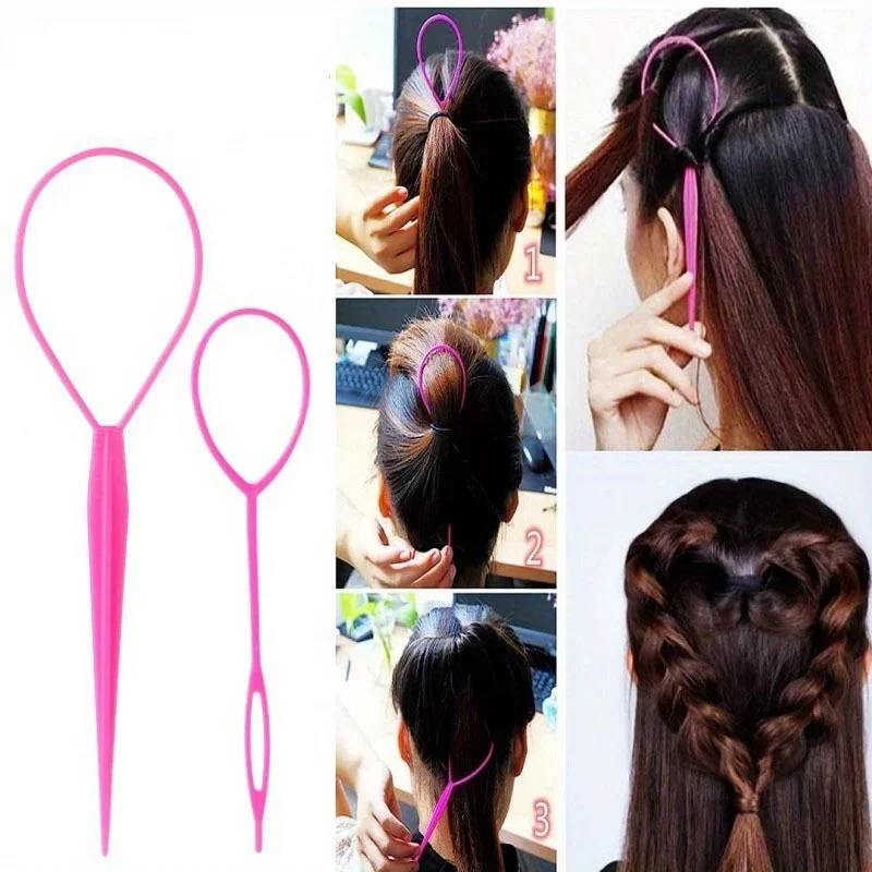 Hair Braiding Tool Set with Elastic Bands 3