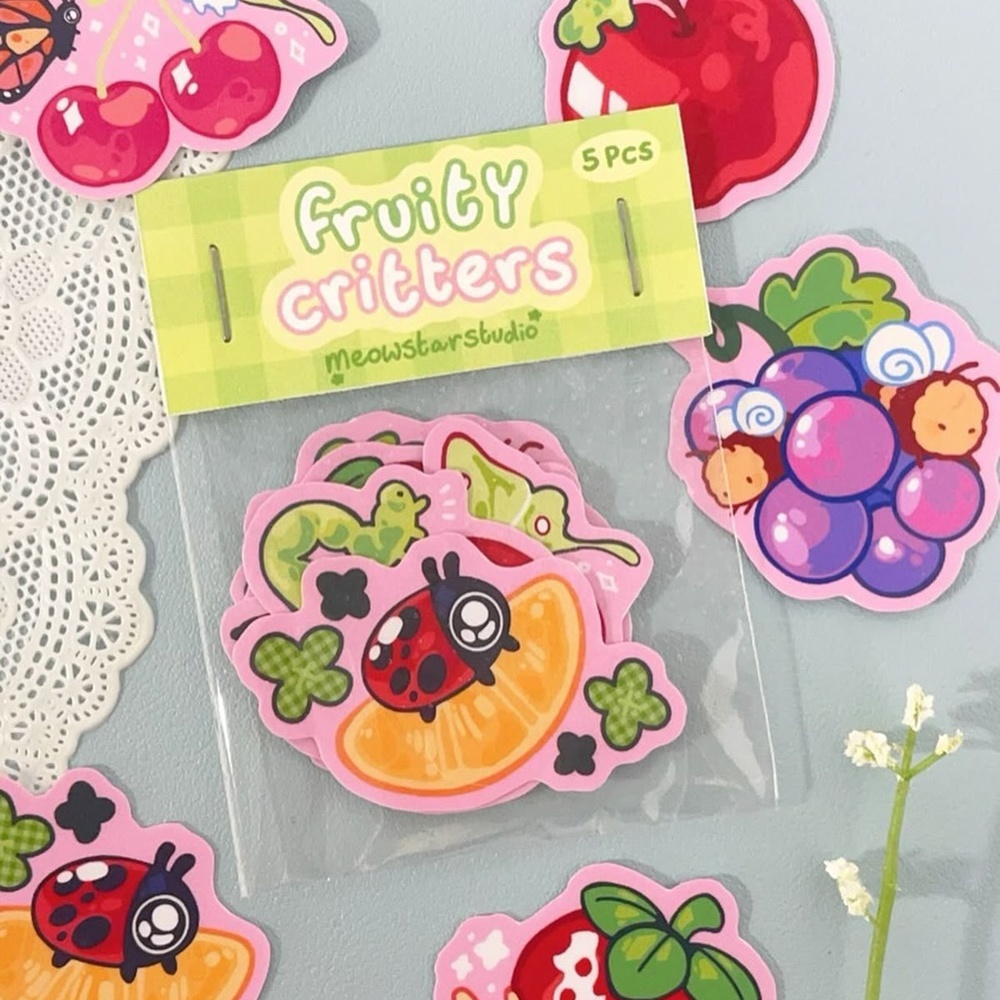 Waterproof Die-Cut Mixed Design Stickers 3