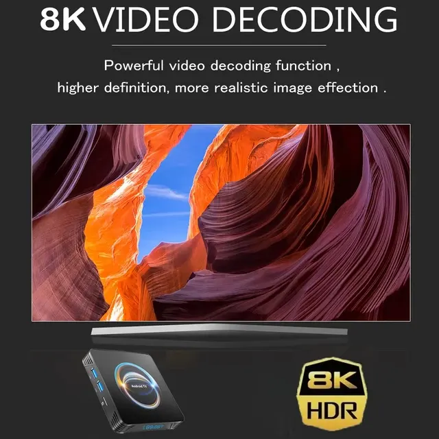 X66 8K Android 16 Smart TV Box 4