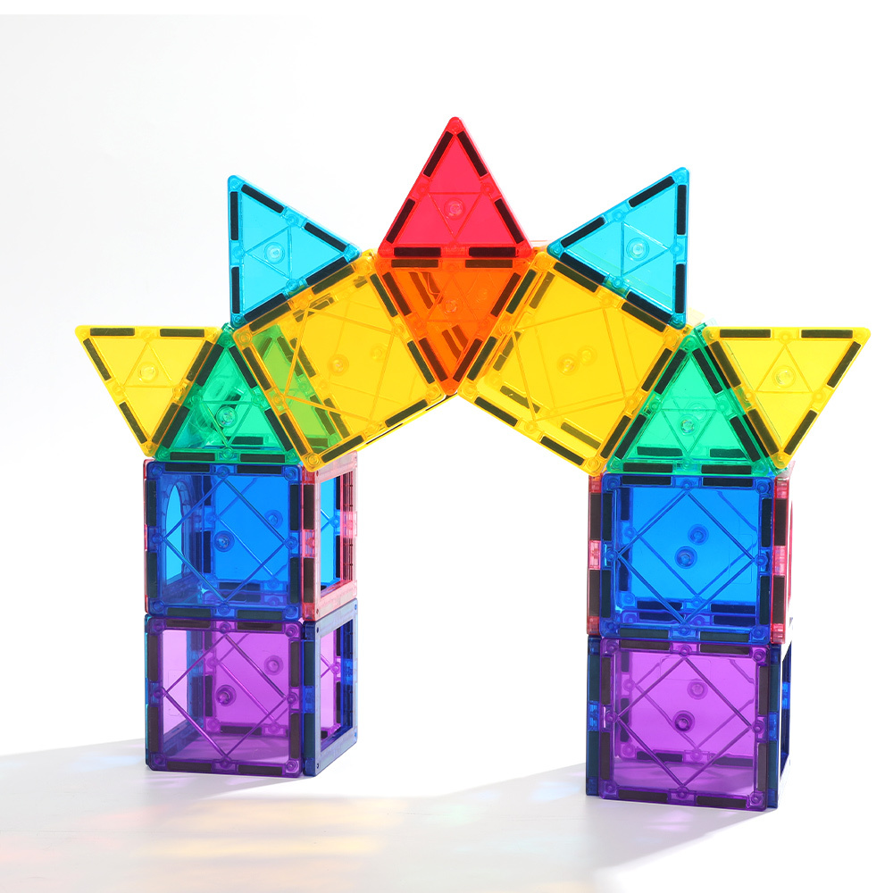 Magnetic Building Tiles Set 120 Pieces 2
